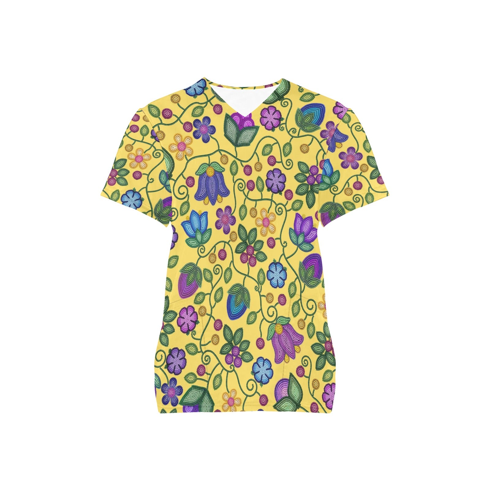 Bloom Uplift Yellow Scrub Top