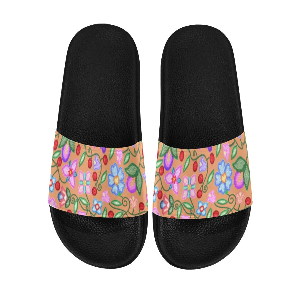 Petal Harmony Terracotta Women's Slide Sandals