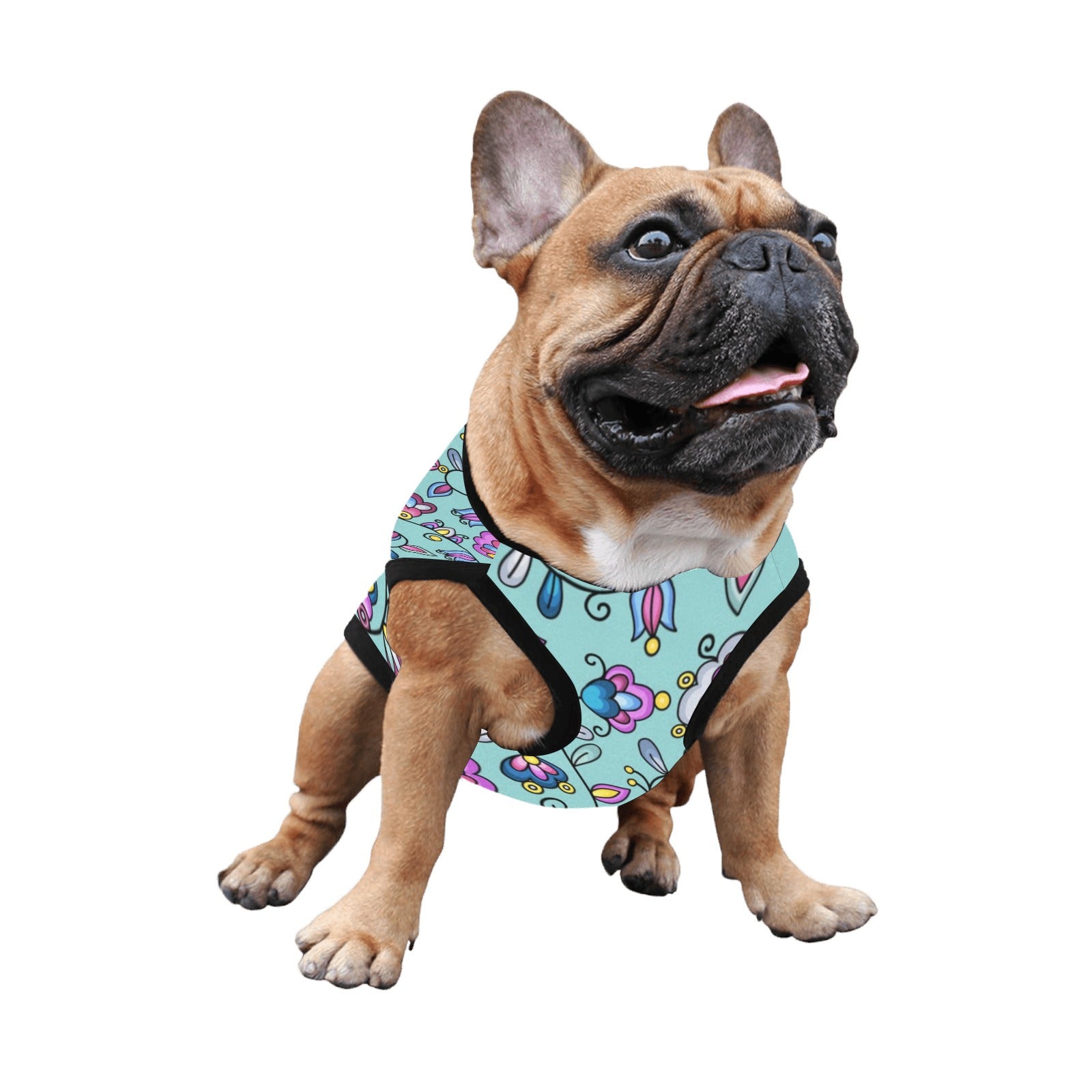 Autumn Bundle Blessing Turquoise Pet Tank Top