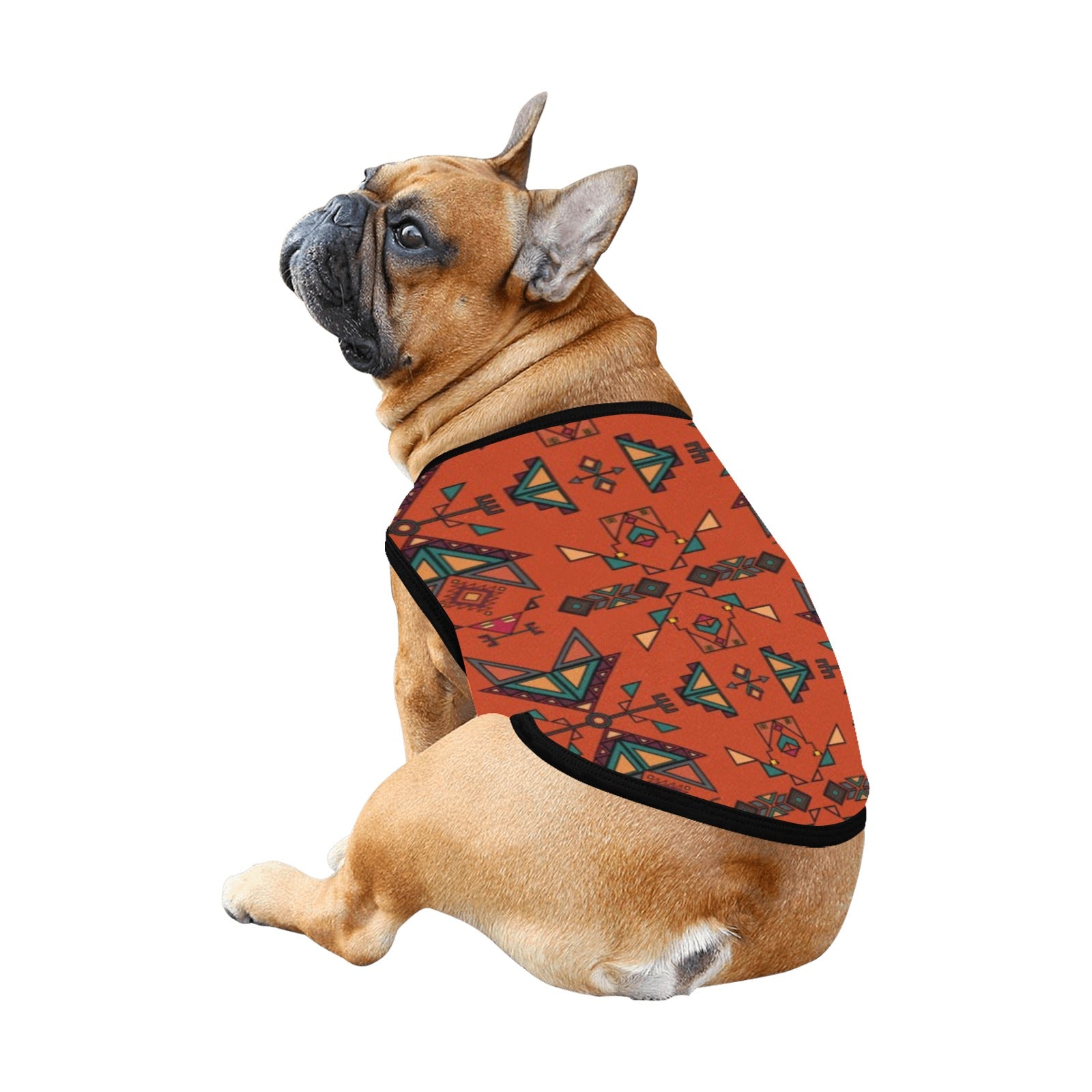 Arrow dawn Orange Pet Tank Top