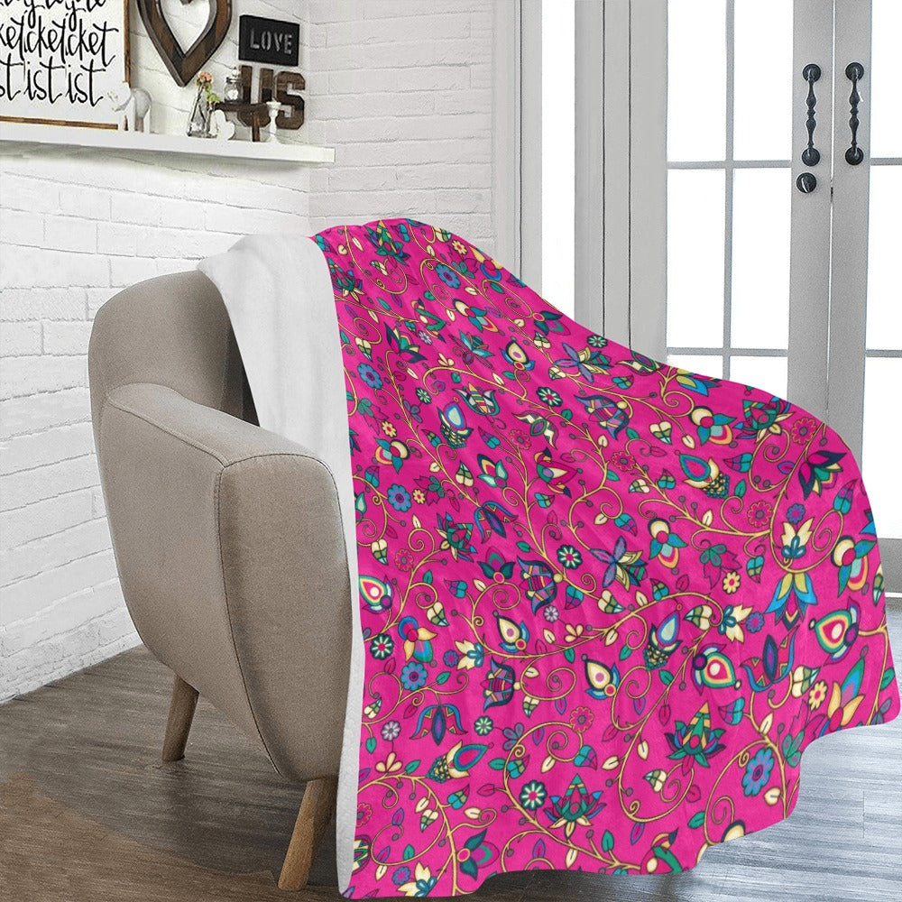 Thorny Path Pink Ultra-Soft Micro Fleece Blanket 60"x80"