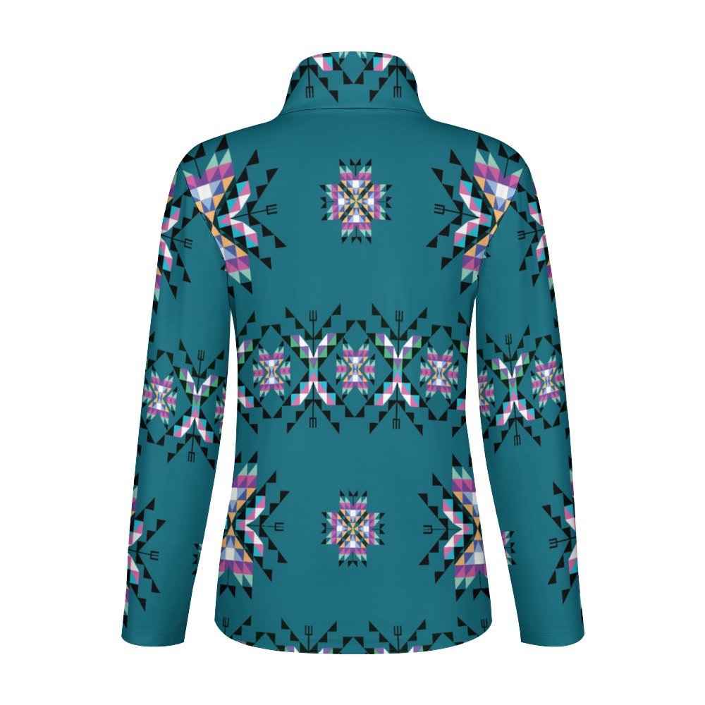 Medicine Lodge Dark Winter Long Sleeve Yoga Shirt