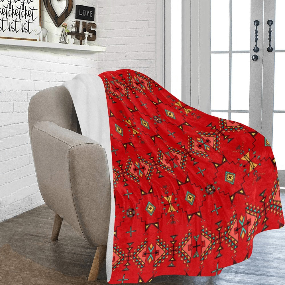Thunder Flight Red Ultra-Soft Micro Fleece Blanket 60"x80"