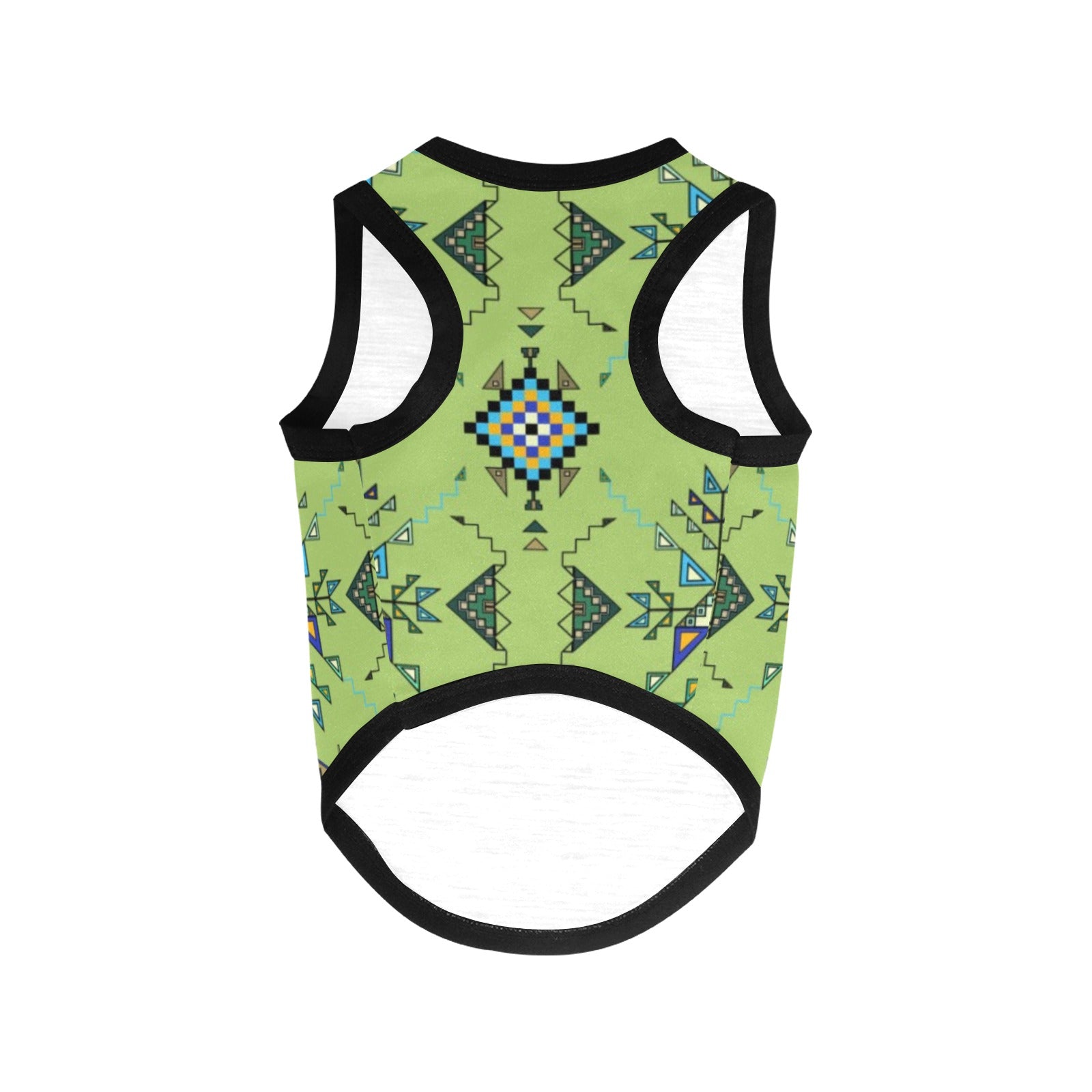 Bear Shield Green Pet Tank Top