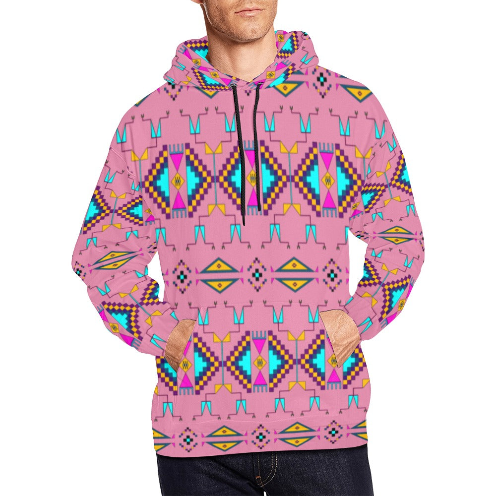 Rite of Passage Pink Hoodie for Men (USA Size)