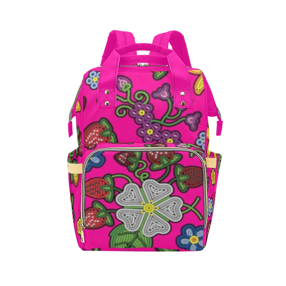 Berry Pop Blush Multi-Function Diaper Backpack/Diaper Bag