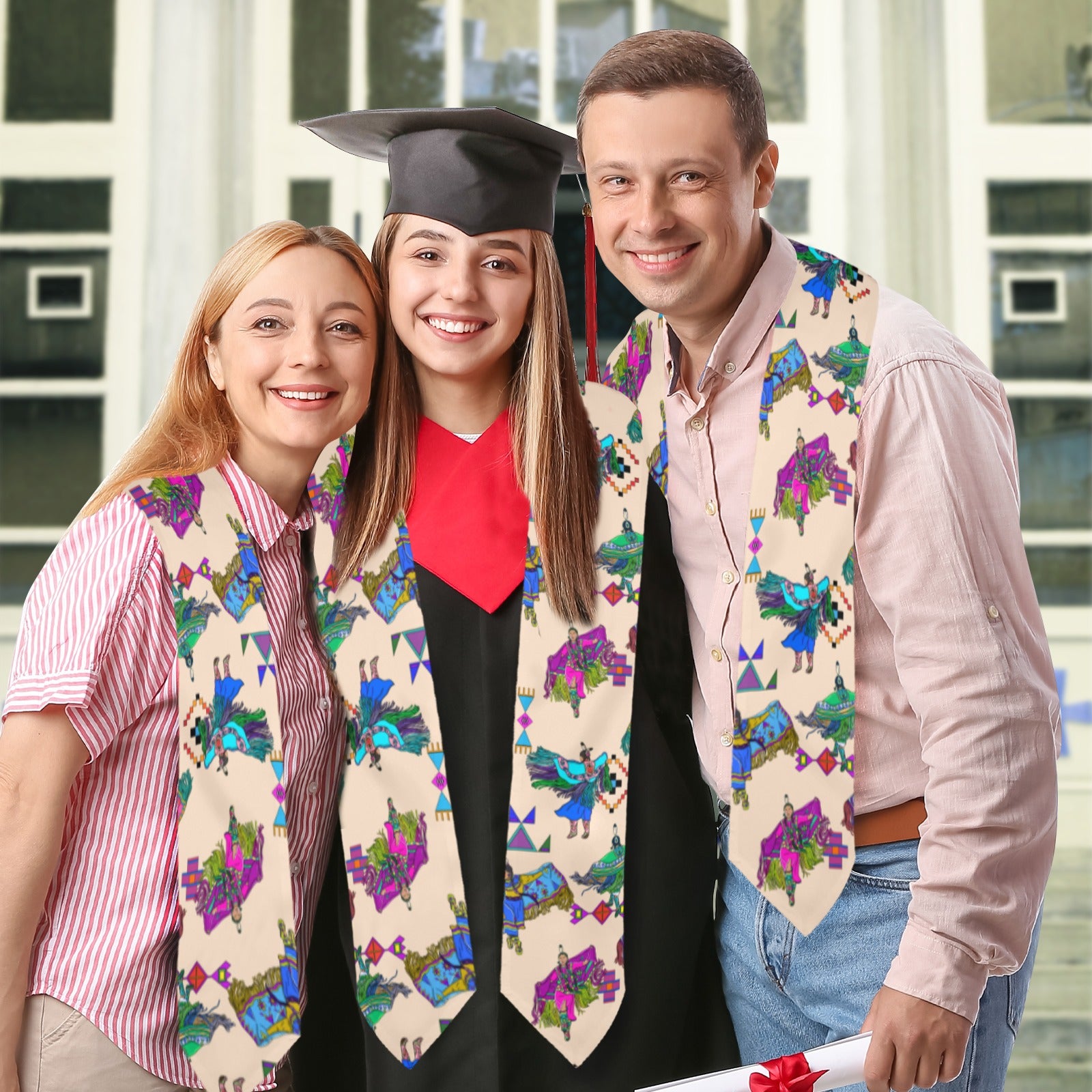 Women's Fancy Dancers Muslin Graduation Stole