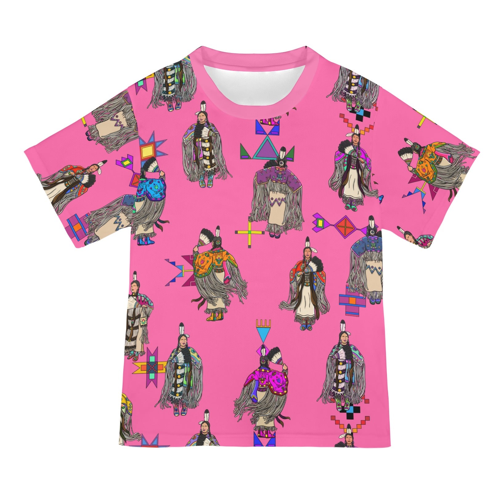 Women's Tradish Dancers Pink T-shirt for Women