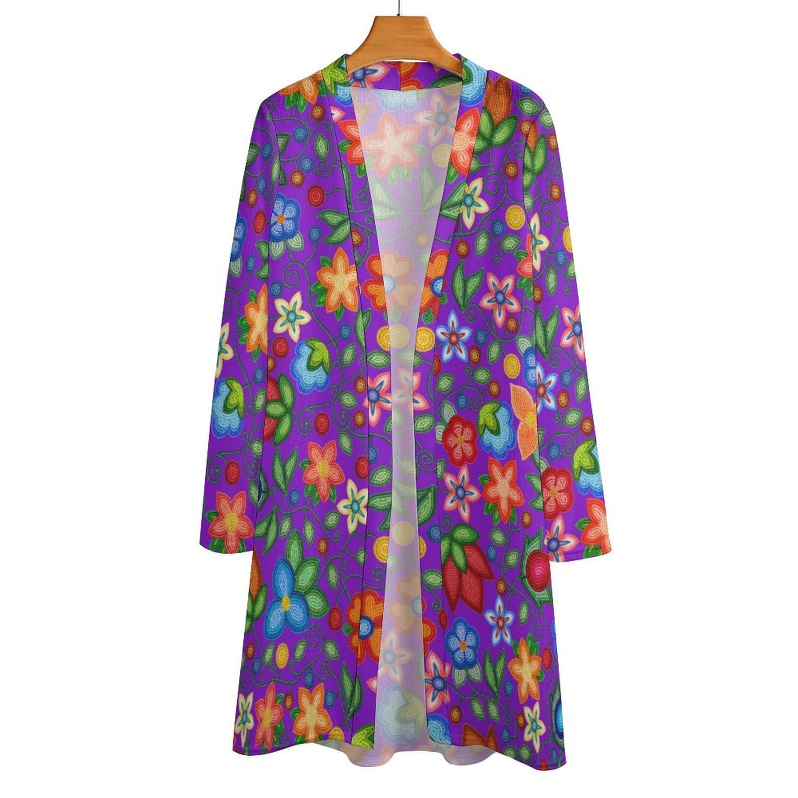 Morning Harmony Purple Cardigan