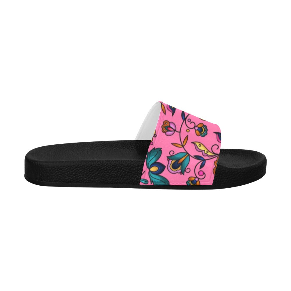 Copper Prairie Petals Pink Women's Slide Sandals