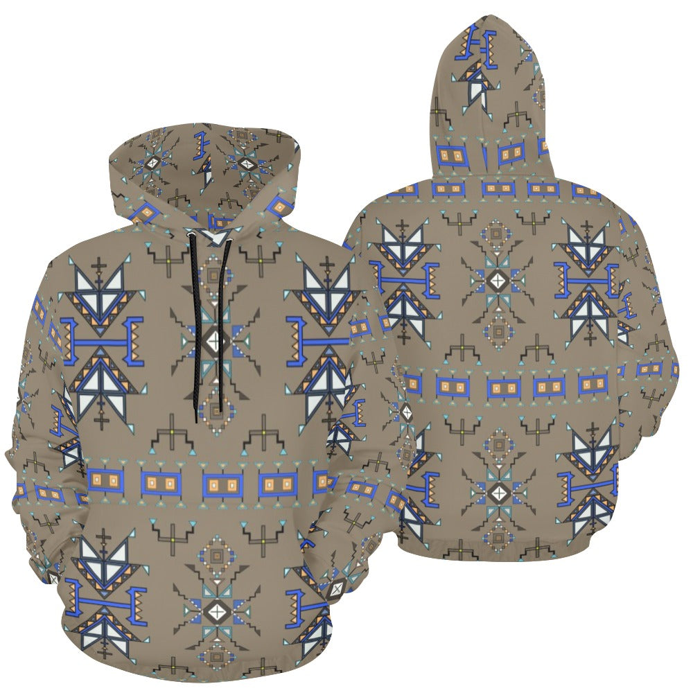 Eagle Strike Brown Hoodie for Men (USA Size)