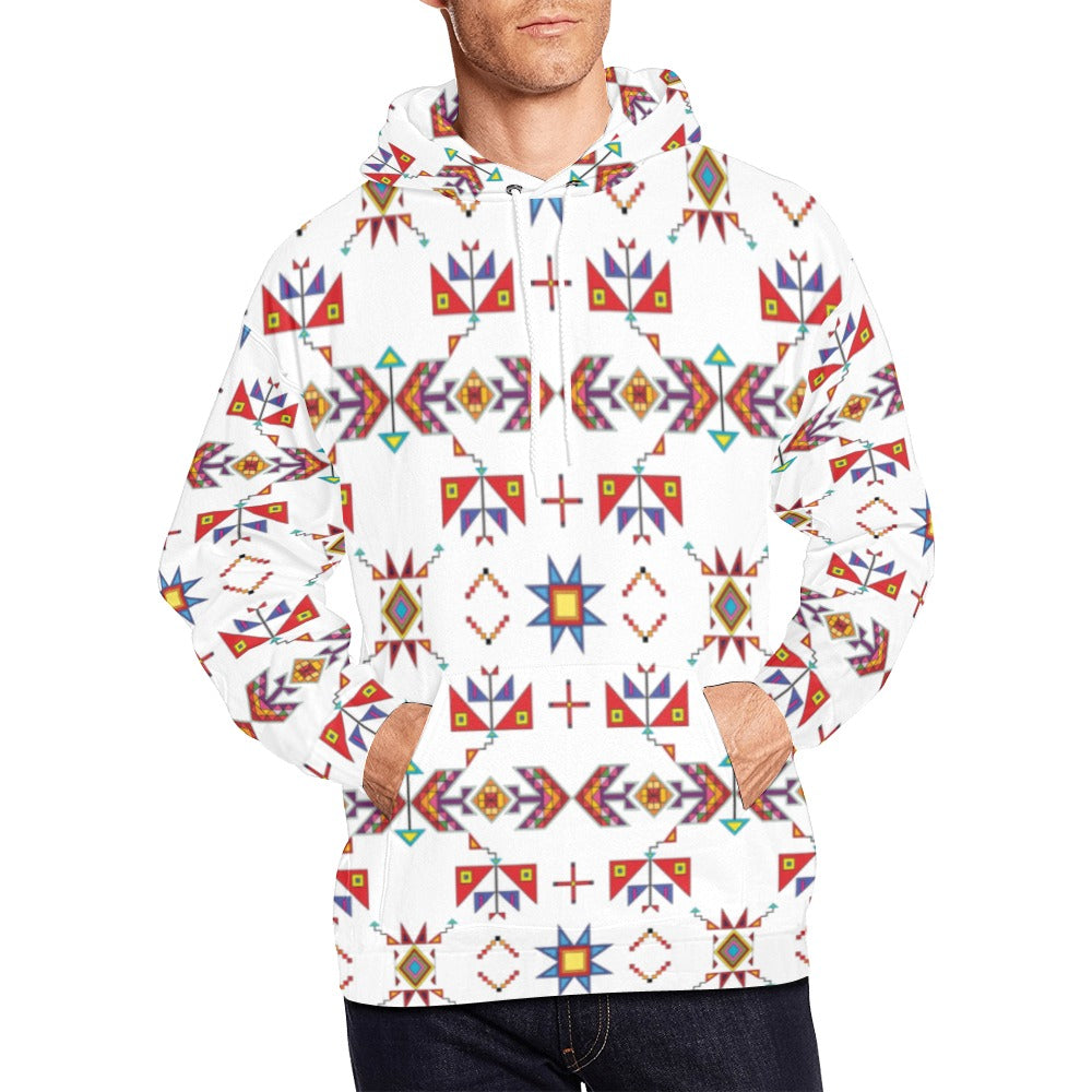 Scattered Generations White Hoodie for Men (USA Size)