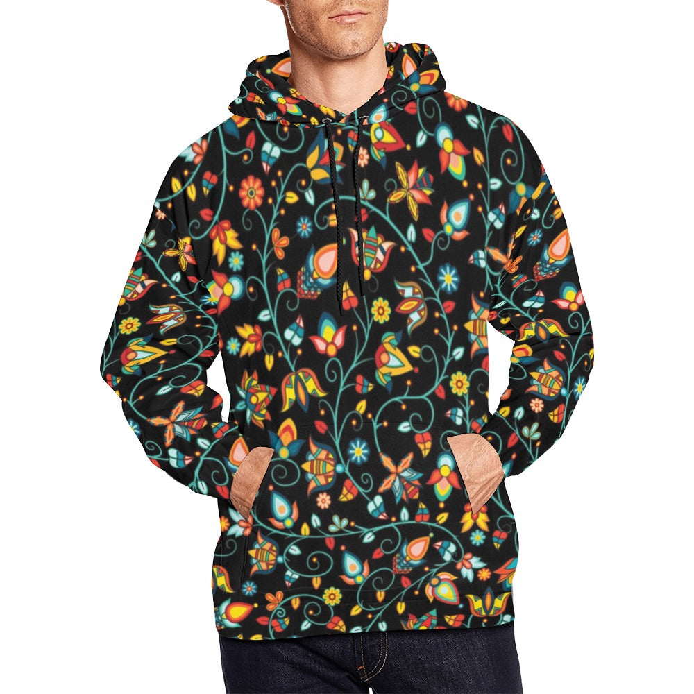 Thorny Path Black Hoodie for Men (USA Size)