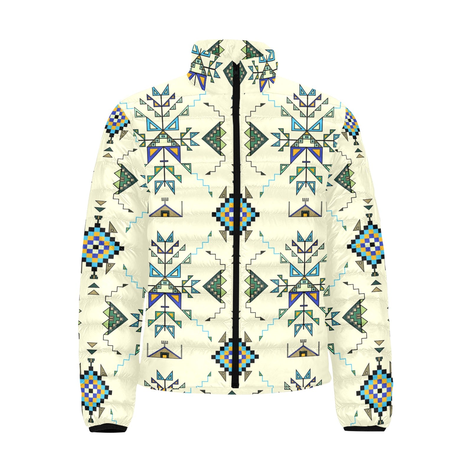 Bear Shield Cream Men's Padded Jacket