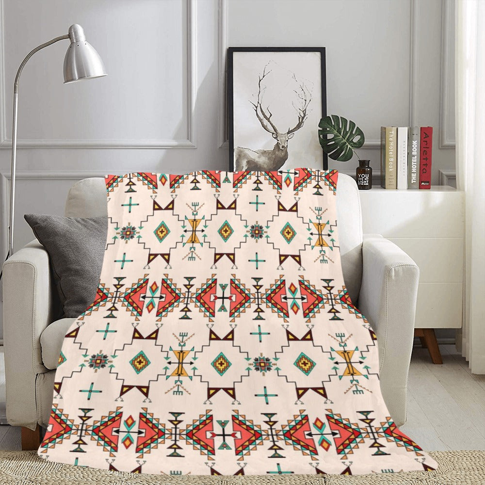 Thunder Flight Cream Ultra-Soft Micro Fleece Blanket 60"x80"