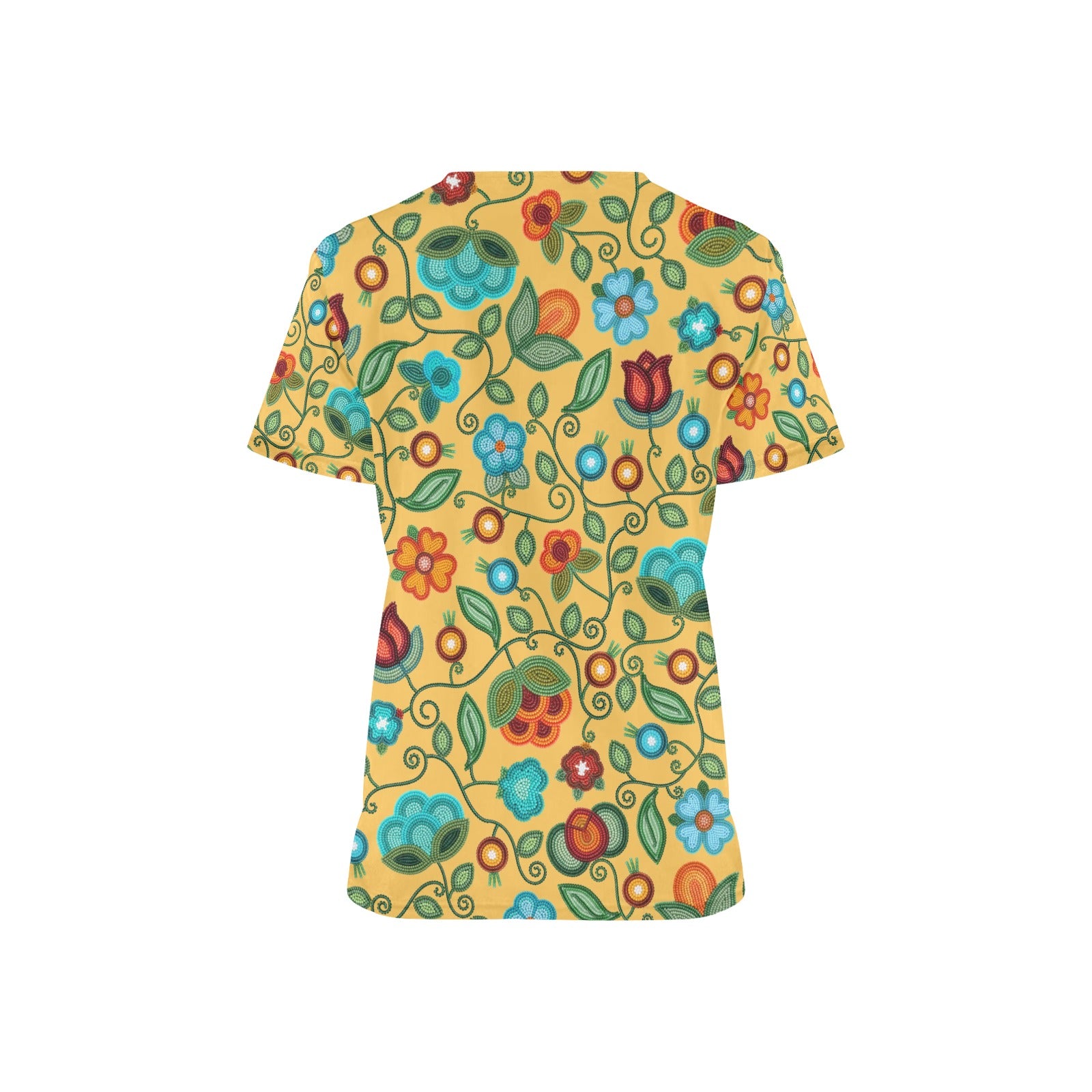 Prairie Fire Petals Honey Scrub Top