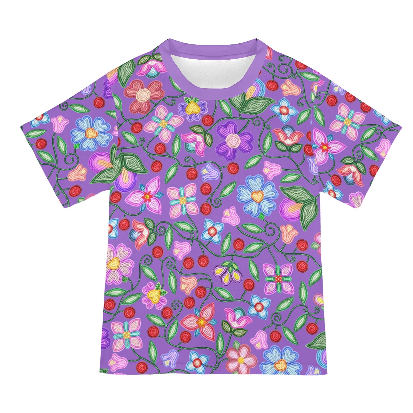 Petal Harmony Lavender T-shirt for Women