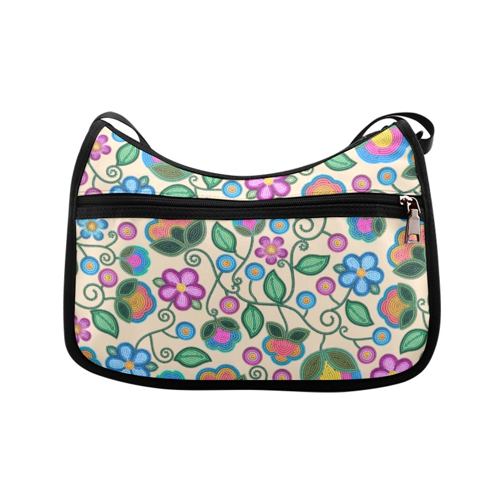 Turquoise Sunbeam Cream Crossbody Bag