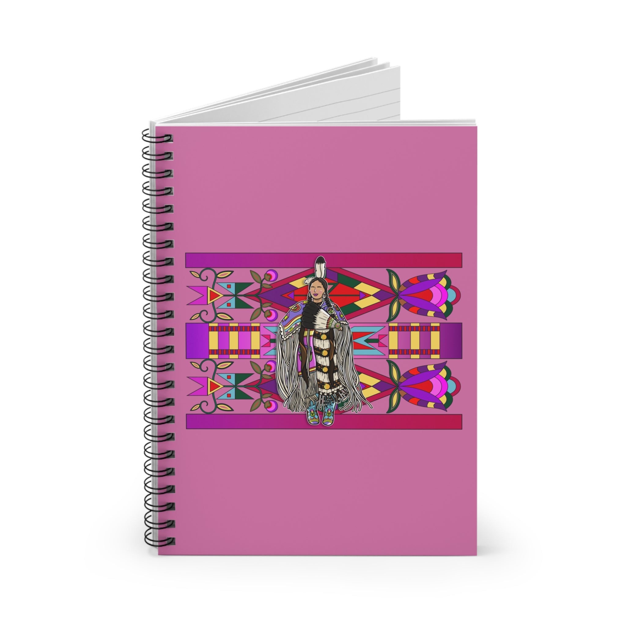 Traditional Dancer 4 Spiral Notebook