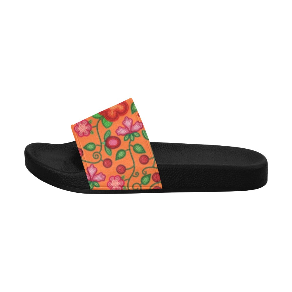 Rose Reverie Orange Men's Slide Sandals