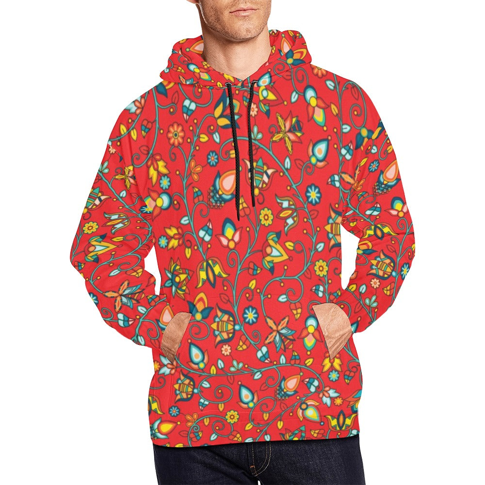 Thorny Path Red Hoodie for Men (USA Size)