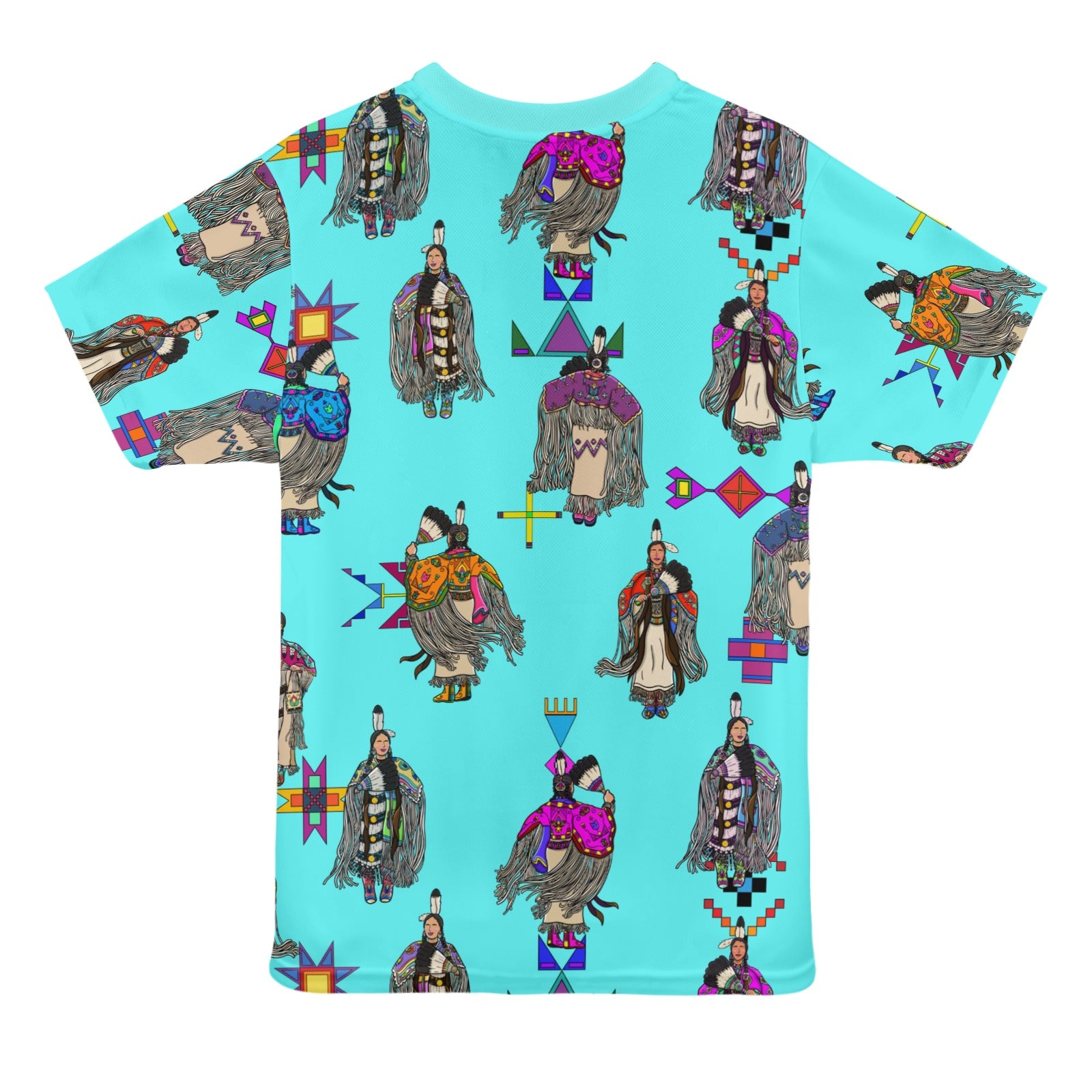 Women's Tradish Dancers Turquoise T-shirt for Women