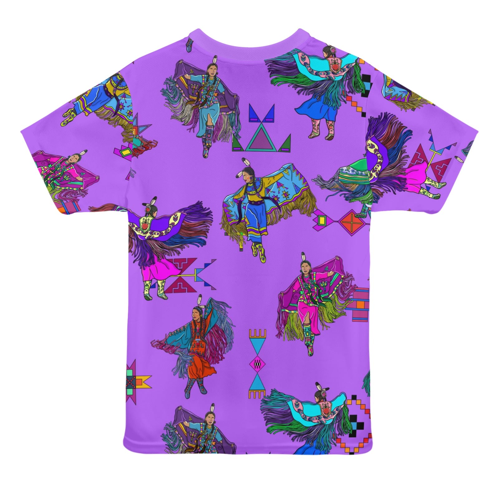 Women's Fancy Dancers Purple T-shirt for Women