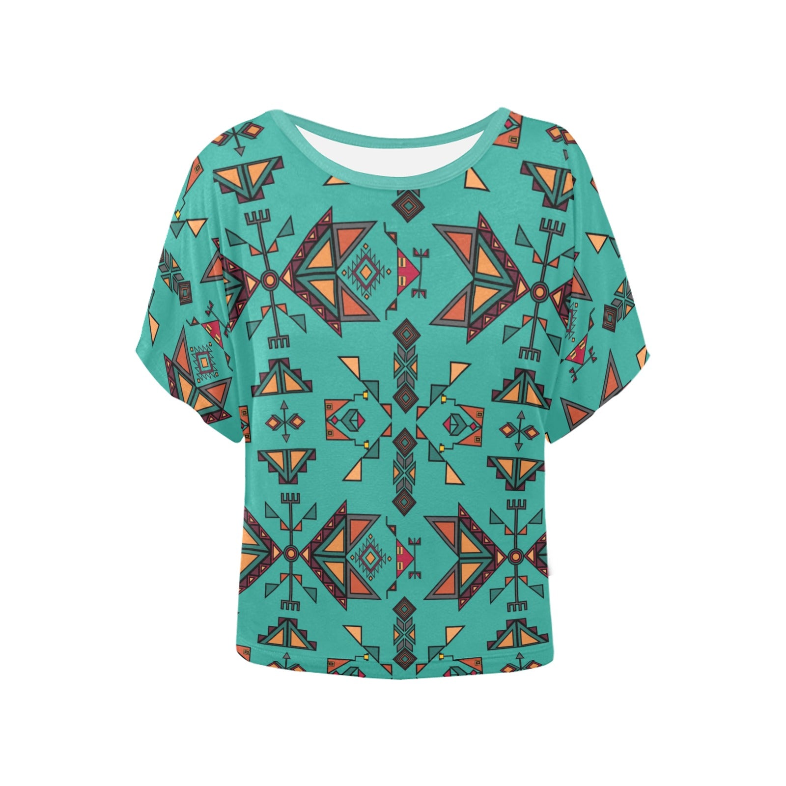 Arrow Dawn Turquoise Women's Batwing-Sleeved Blouse T shirt