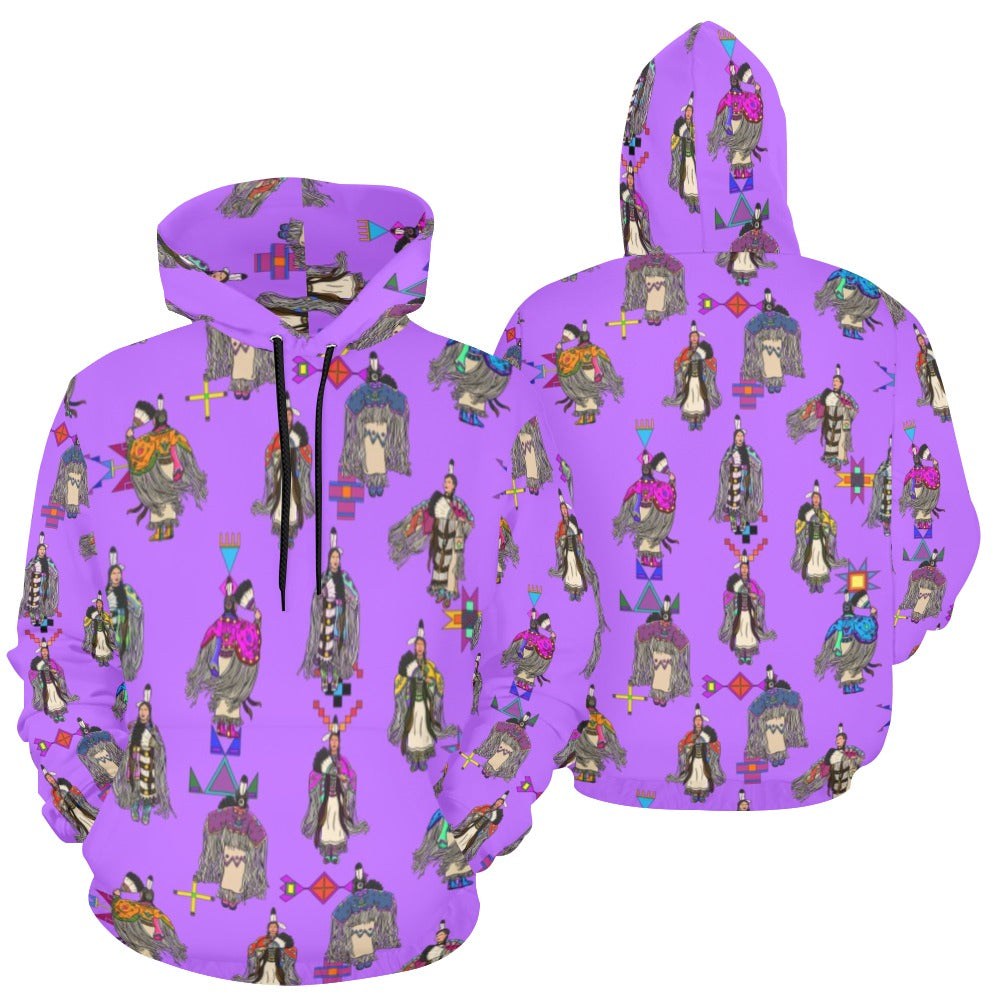 Womens Tradish Dancers Purple Hoodie for Women (USA Size)