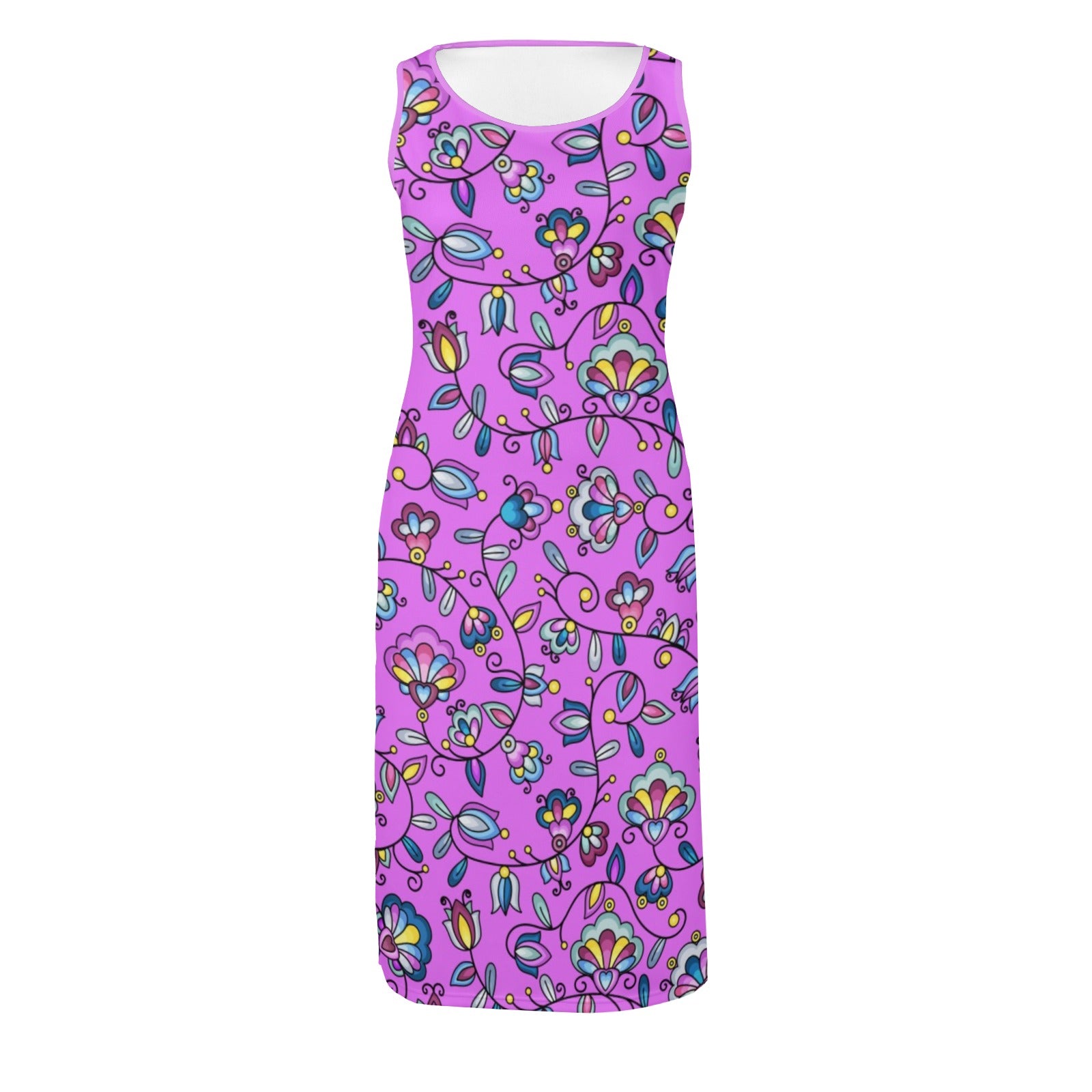 Autumn Bundle Blessing Purple Phaedra Sleeveless Open Fork Long Dress