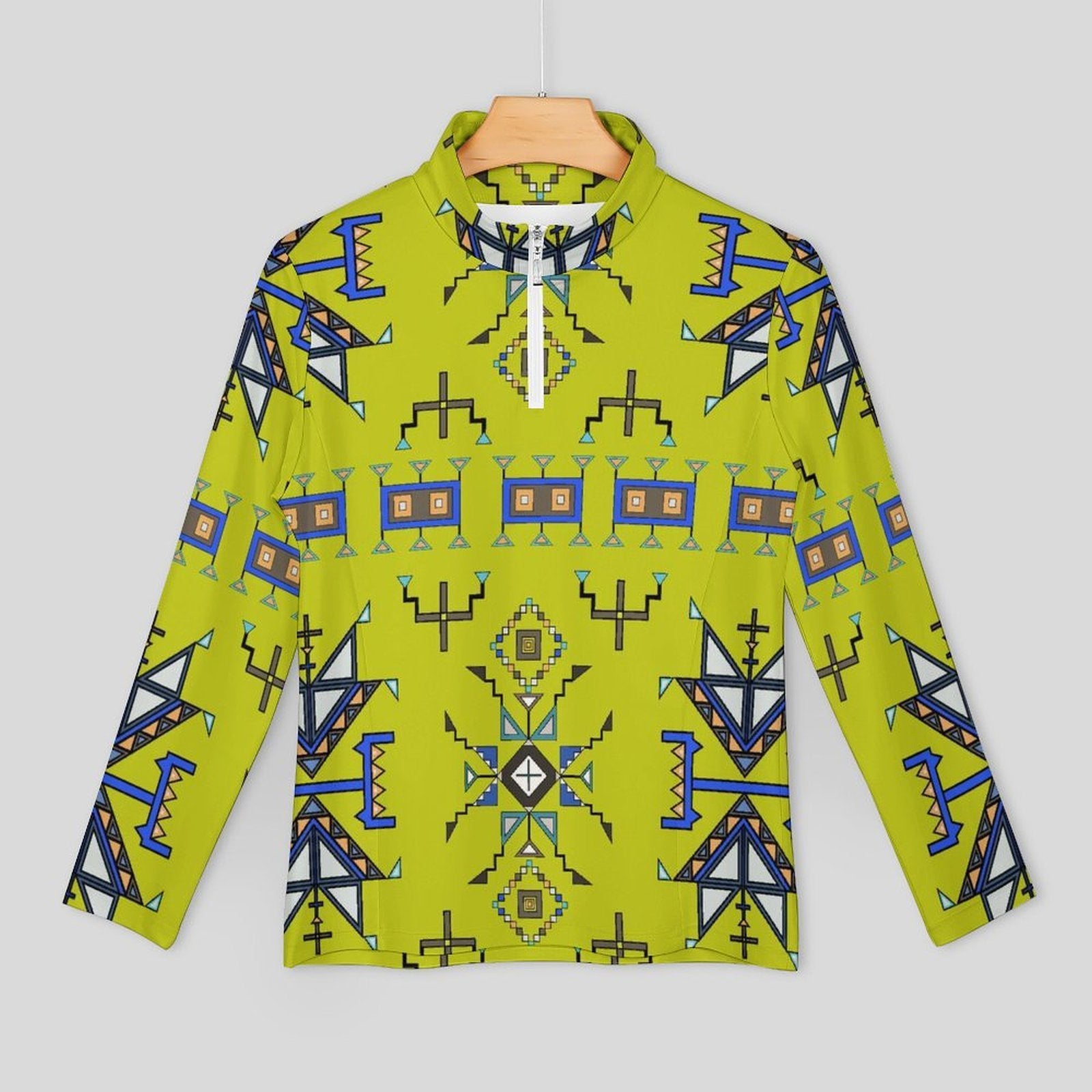 Eagle Strike Lime Long Sleeve Yoga Shirt