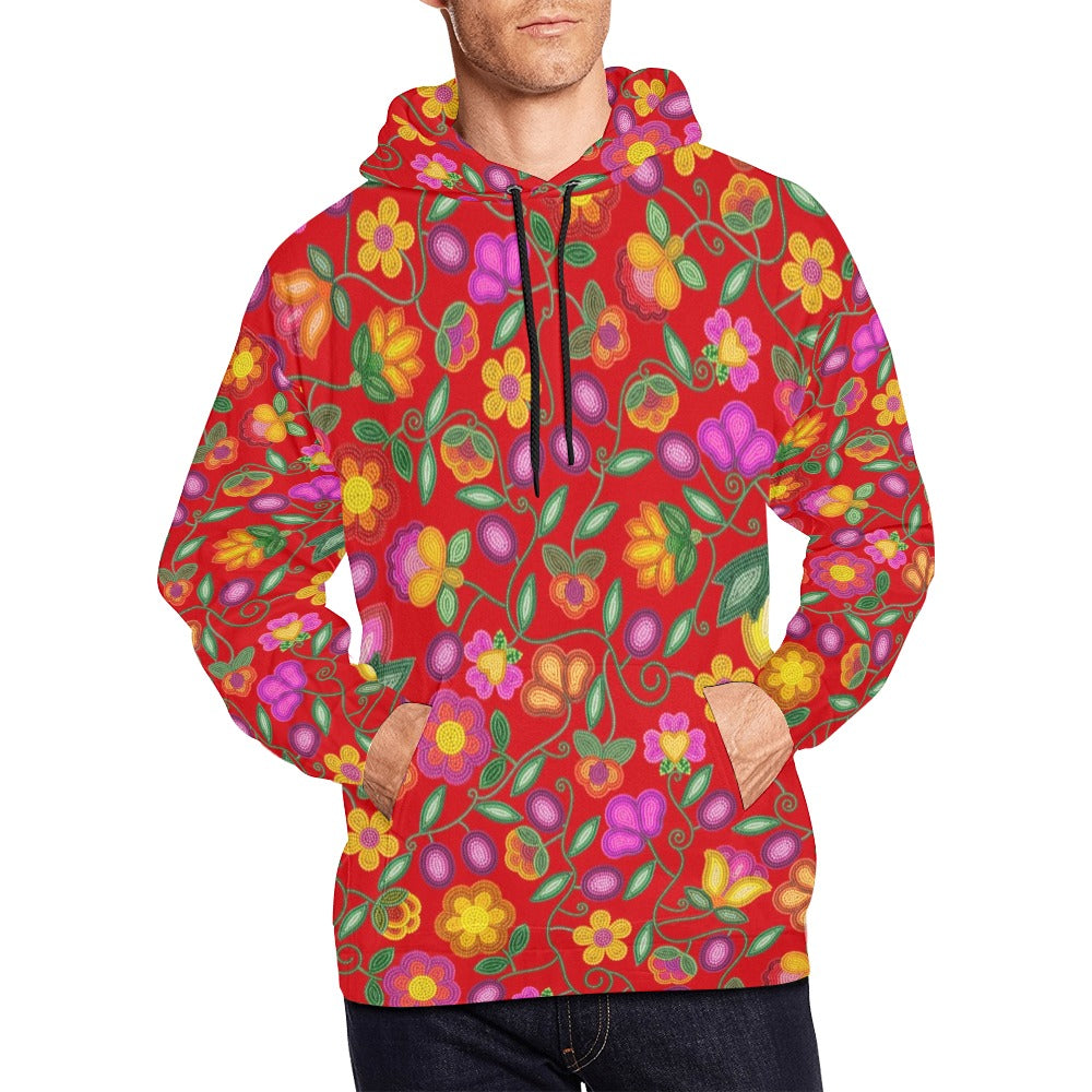 Boreal Bounty Red Hoodie for Men (USA Size)