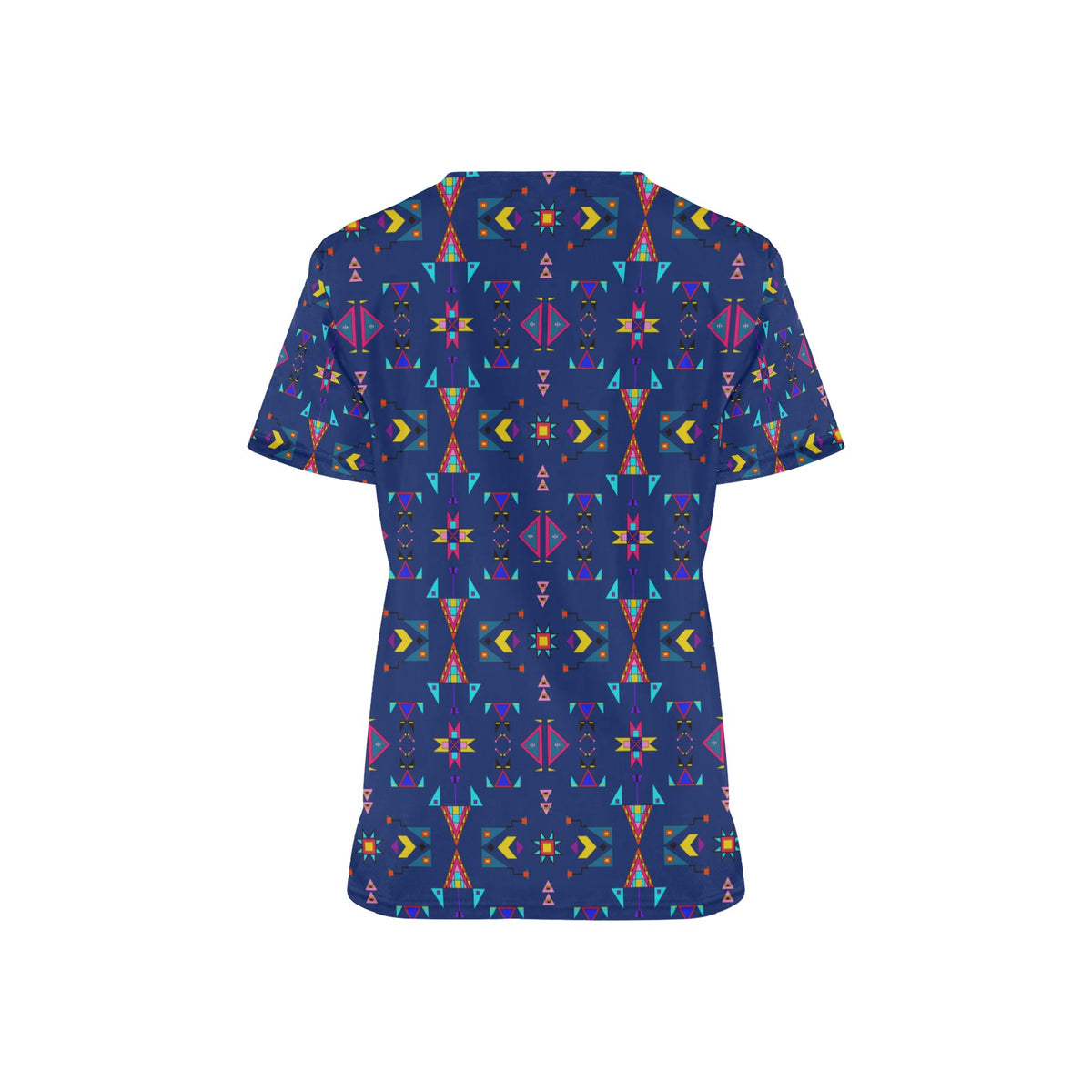 Enemy Territory Dark Navy Scrub Top