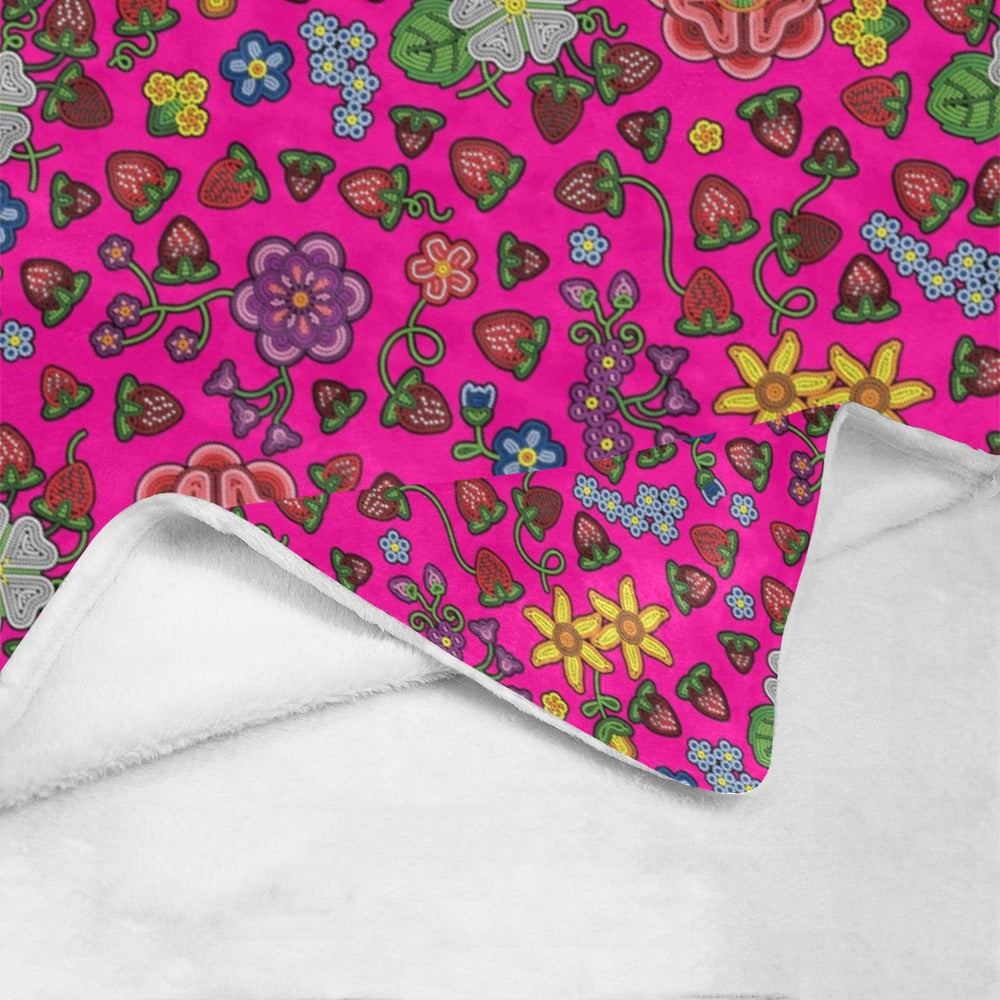 Berry Pop Blush Ultra-Soft Micro Fleece Blanket 60"x80"