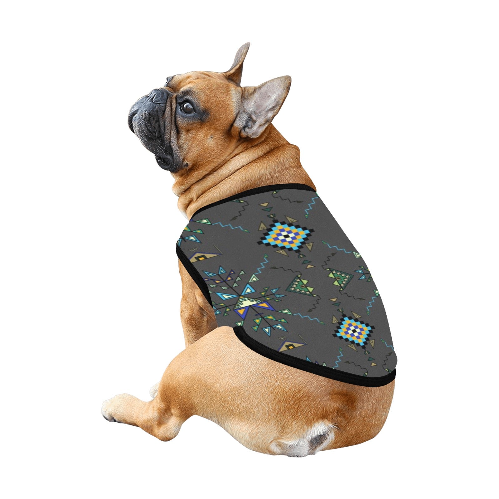 Bear Shield Gray Pet Tank Top