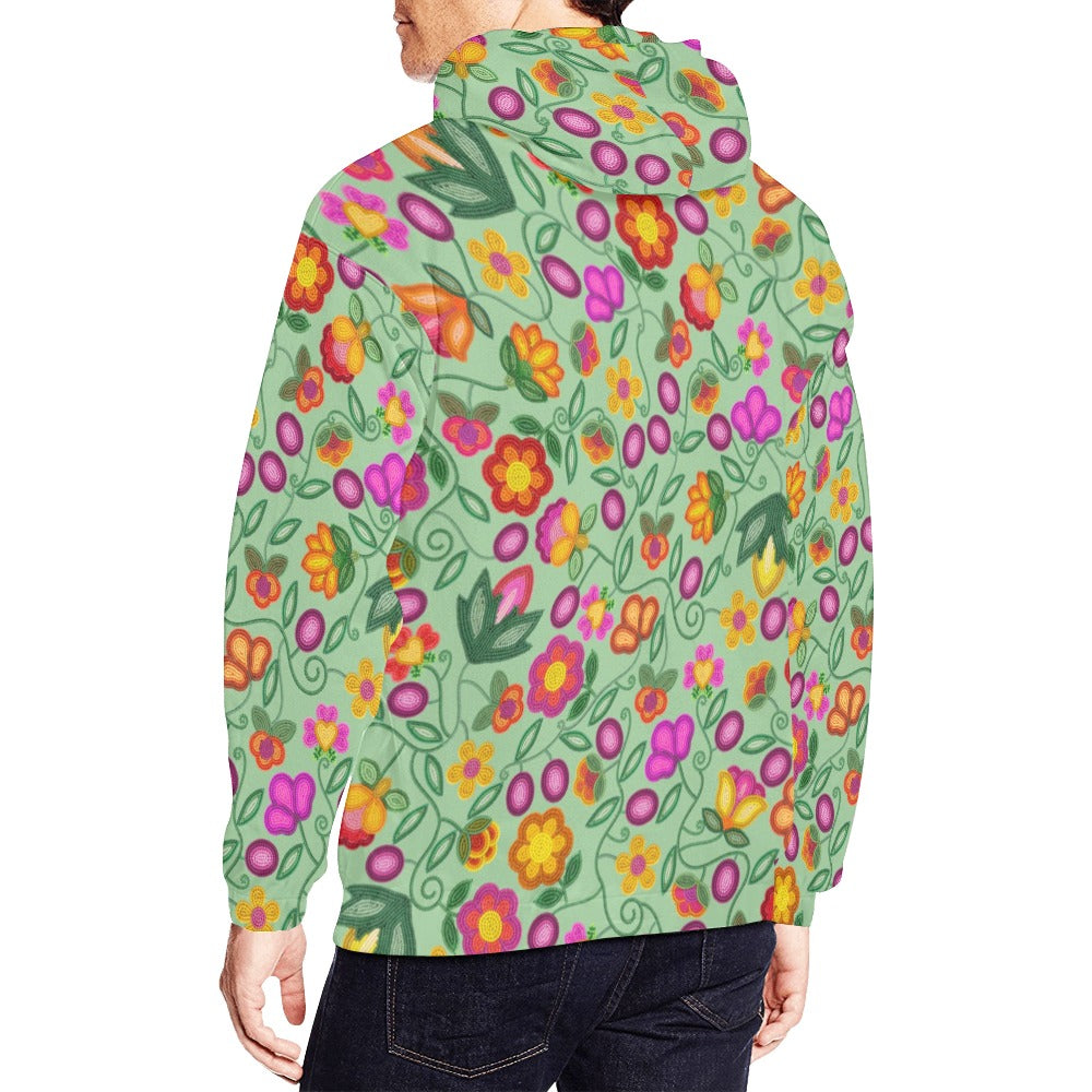 Boreal Bounty Green Hoodie for Men (USA Size)