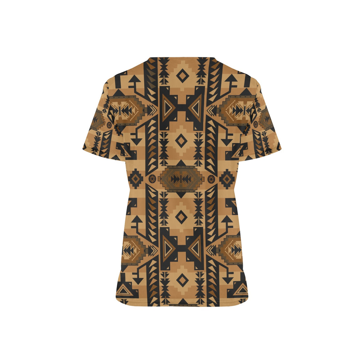 Chiefs Mountain Tan Scrub Top
