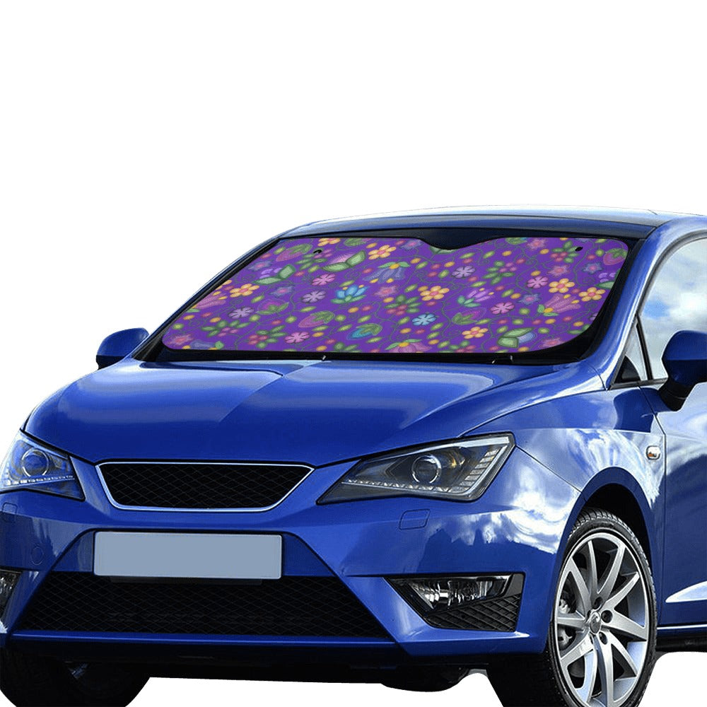 Bloom Uplift Indigo Car Sun Shade 55"x30"
