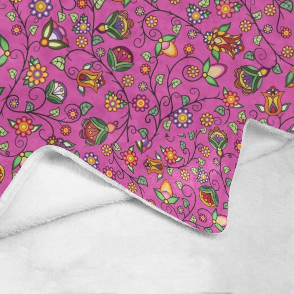 Heartbeat Petals Pink Ultra-Soft Micro Fleece Blanket 60"x80"
