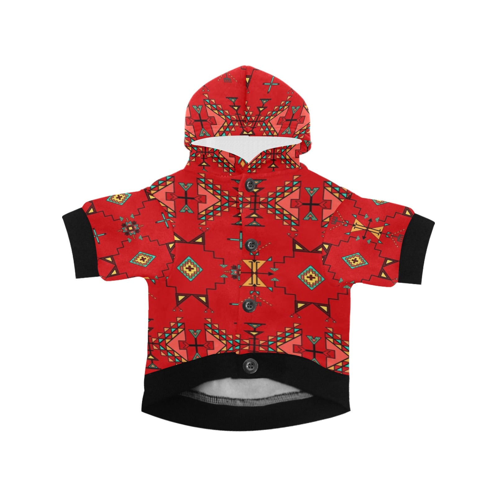 Thunder Flight Red Pet Dog Hoodie