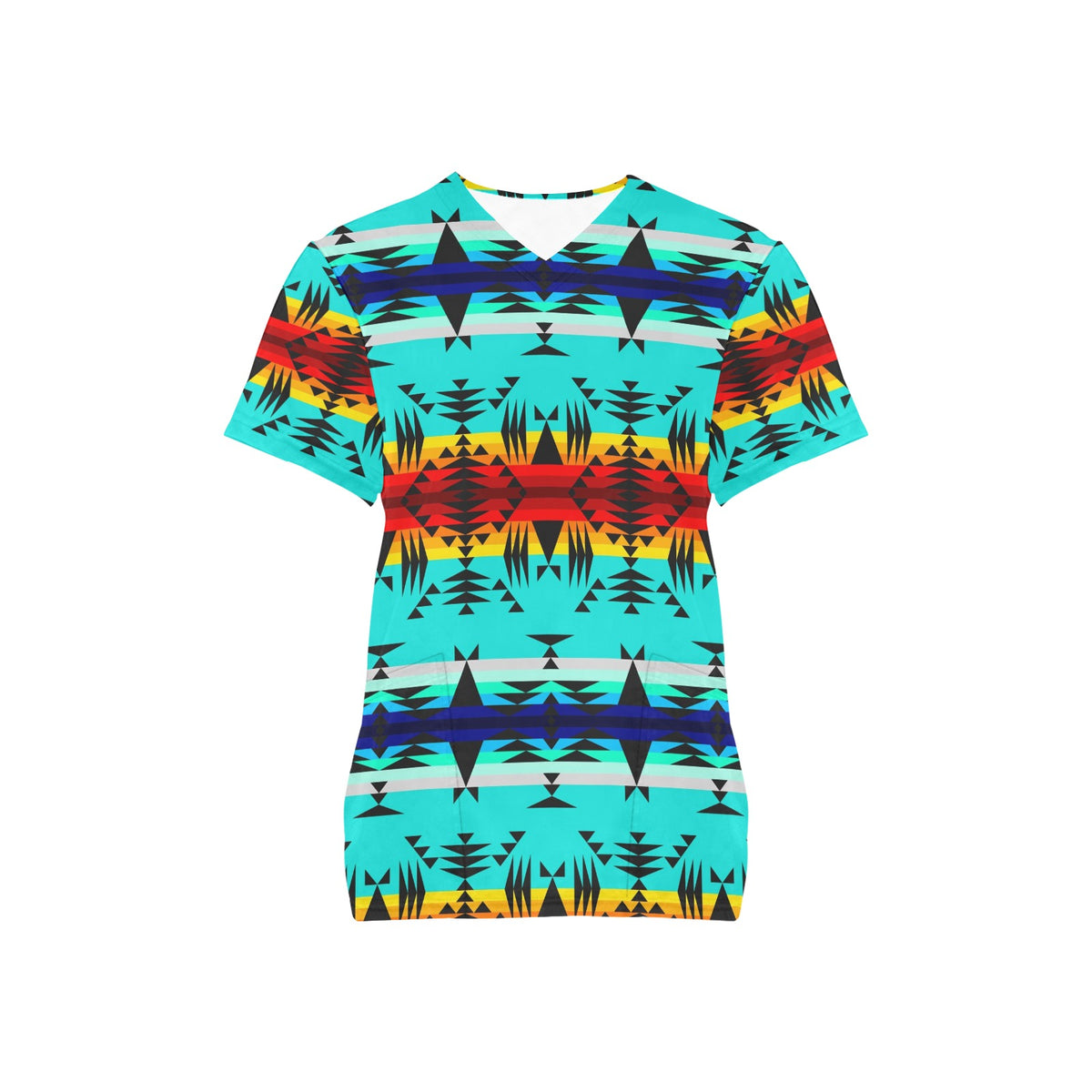 Between the Mountains Scrub Top