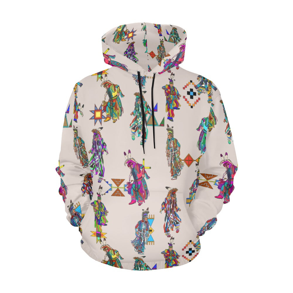 Men's Grass Dancers Muslin Hoodie for Men (USA Size)