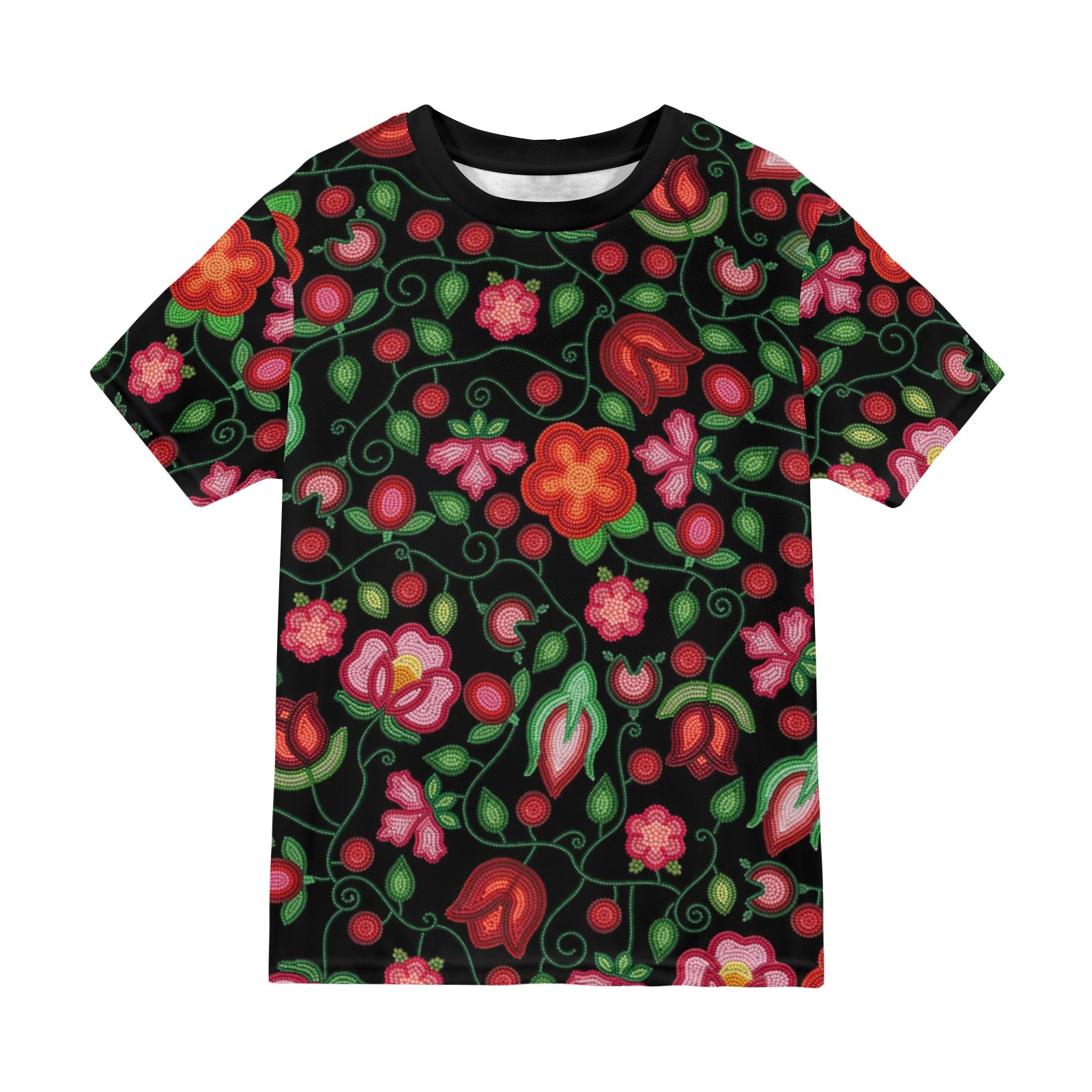 Rose Reverie Black T-shirt for Men