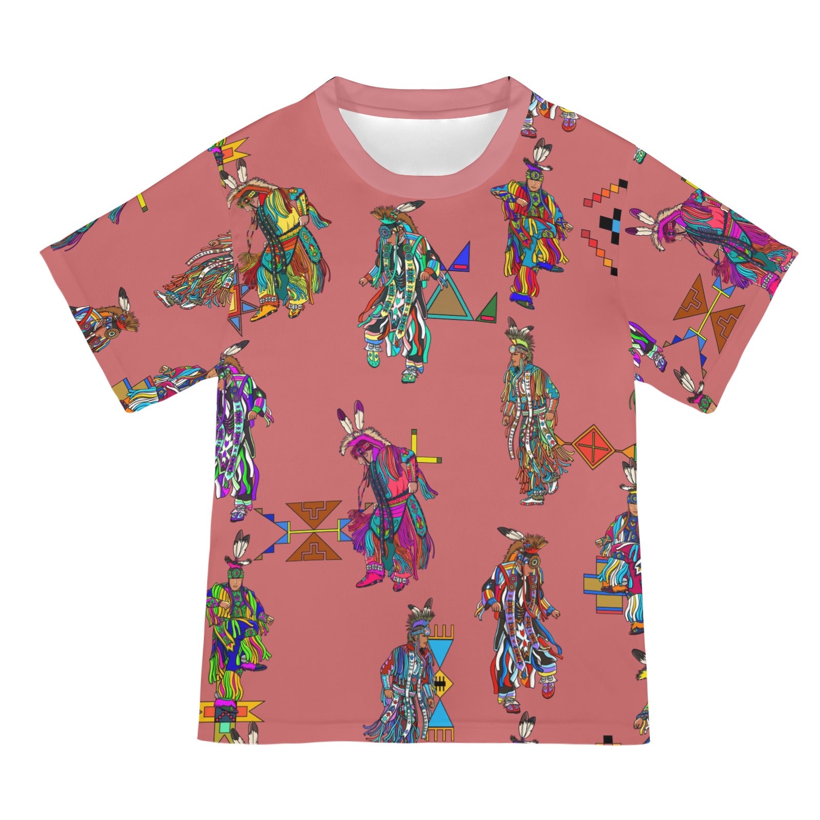 Men's Grass Dancers Terra Cotta T-shirt for Women