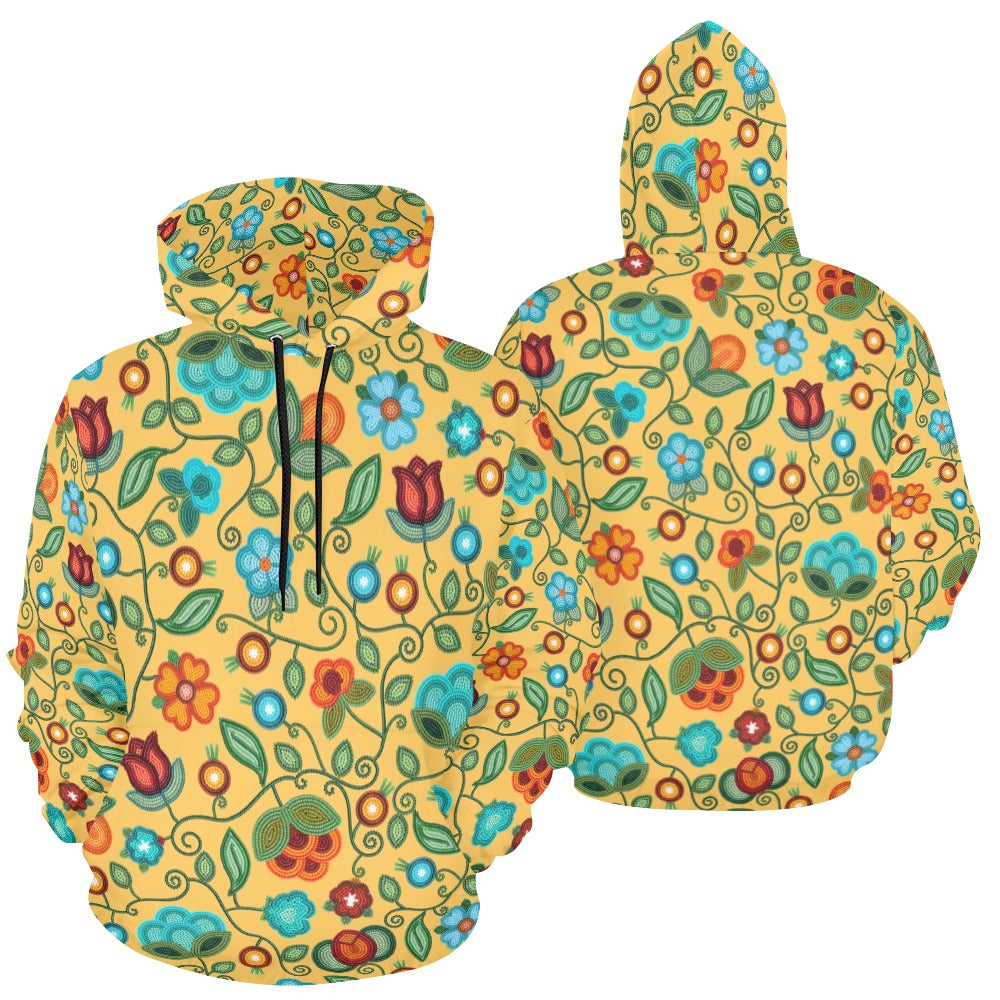 Prairie Fire Petals Honey Hoodie for Men (USA Size)
