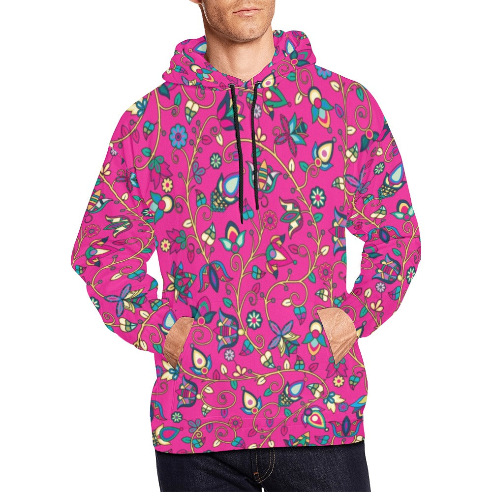 Thorny Path Pink Hoodie for Men (USA Size)