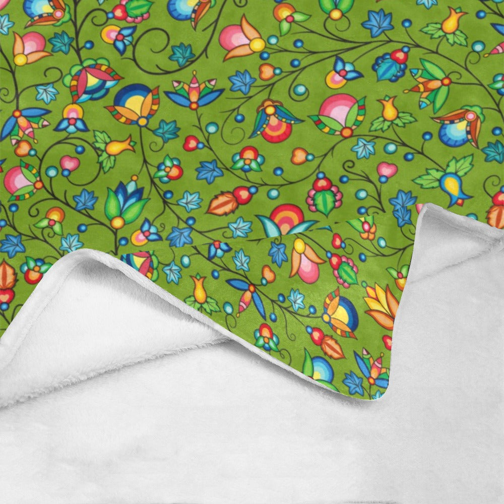 Prairie Plains Spirit Sweetgrass Ultra-Soft Micro Fleece Blanket 50"x60"