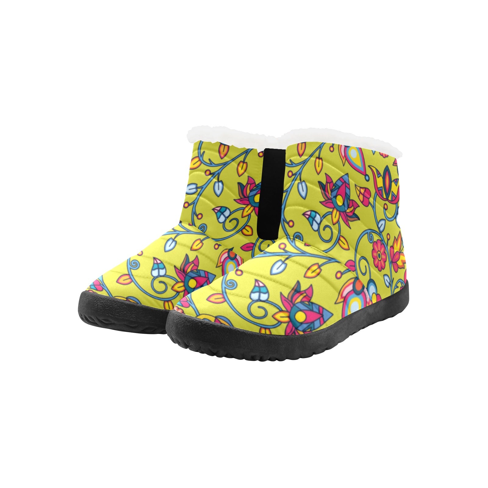 Thorny Path Yellow Women's Padded Winter Boot