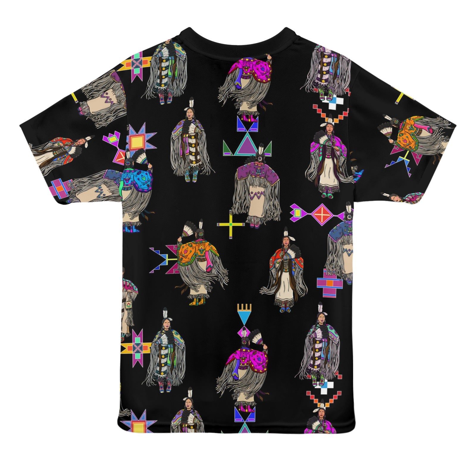 Women's Tradish Dancers Black T-shirt for Women