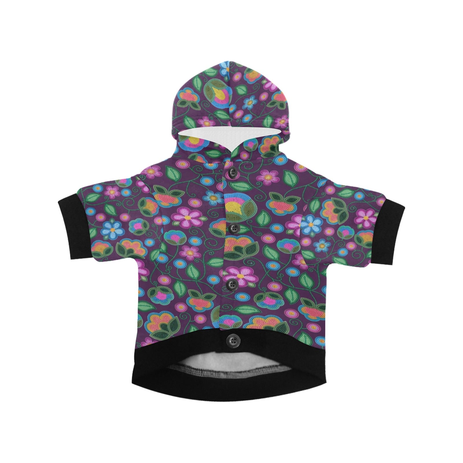 Turquoise Sunbeam Violet Pet Dog Hoodie